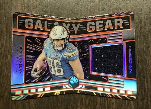 2019 Panini Obsidian Football Electric Etch Orange Hunter Henry #GG-10