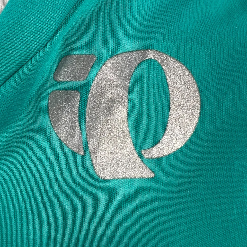 Pearl Izumi женская рубашка Майка большой зеленый 1/2 молнии цикл Джерси легкий - Изображение 4 из 4