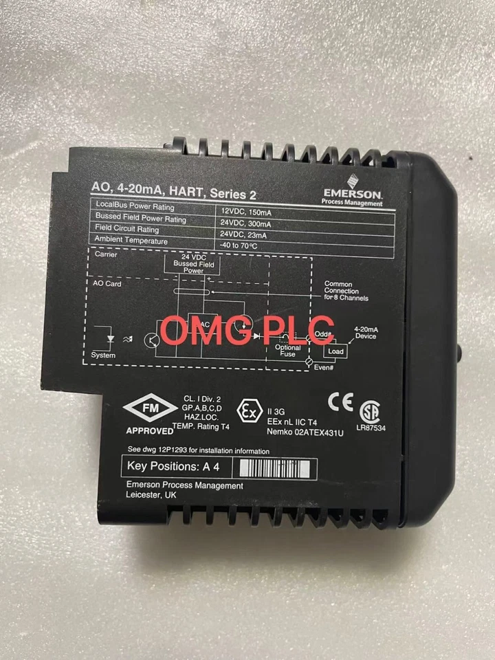 EMERSON DELTAV KJ3221X1-BA1 AO CARD 8 CH 4-20 MA HART SER 2 KJ3221X1BA1 VE4005S2 - Image 2 of 4