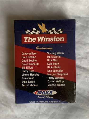 1993 Maxx Race Cards THE WINSTON Unopened SEALED 51 Card Set NASCAR - Picture 2 of 4