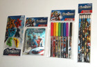 2012 Marvel Avengers School Supplies Lot - Pencils/Markers/Journal/Eraser Set