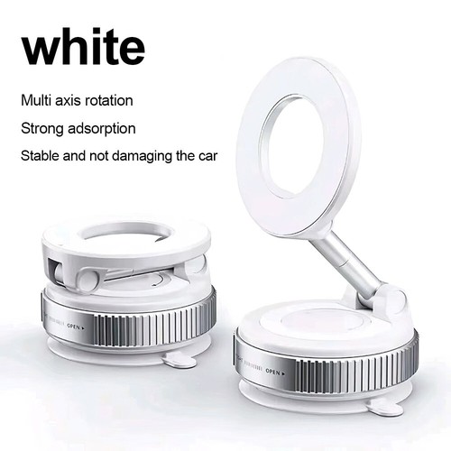 360deg Adjustable Magnetic Vacuum Suction Cup Car Phone Holder Mount for MagSafe - Picture 3 of 6