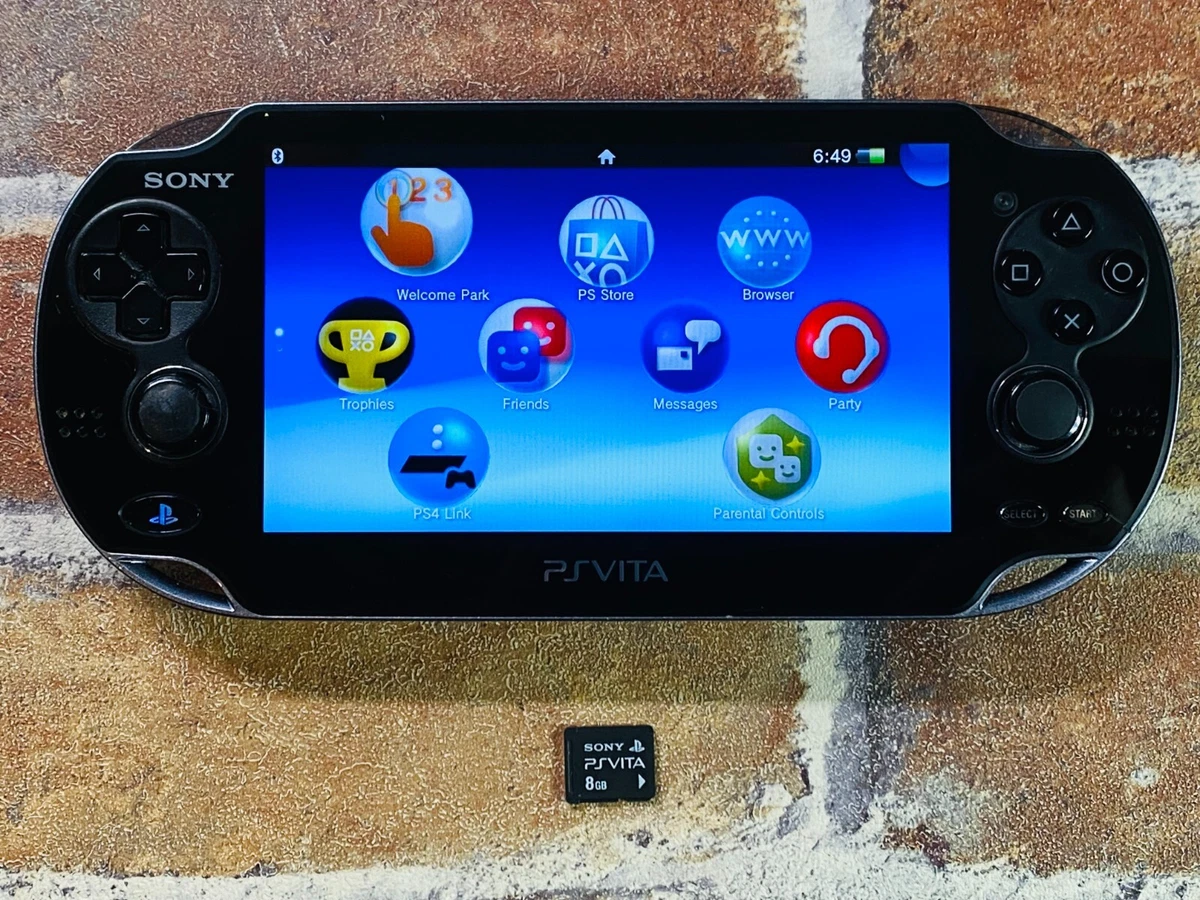 SONY PS Vita PCH-1000 ZA01 Crystal Black Console Only Tested Fast SONY PS Vita PCH-1000 ZA01 Crystal Black Console Only Tested Fast