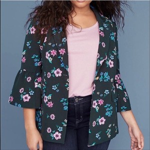 green floral blazer
