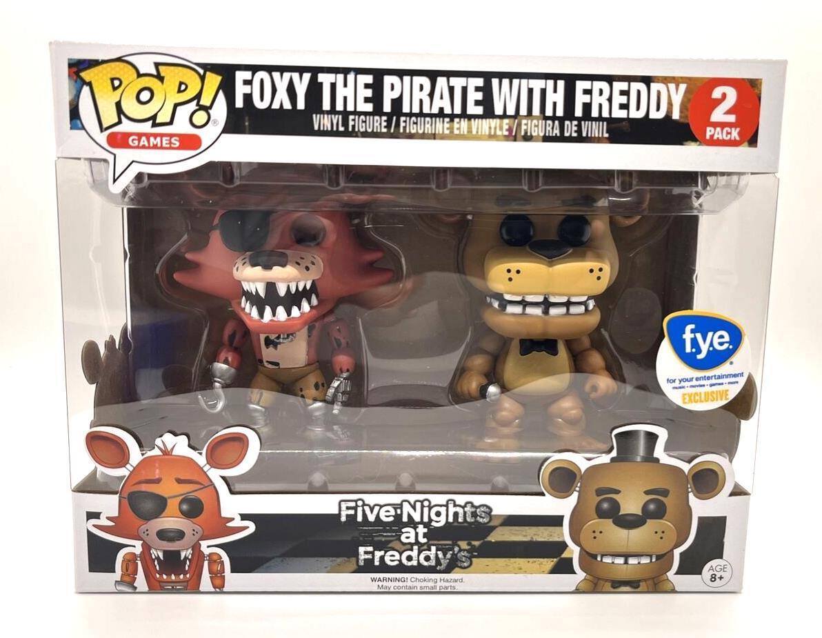 Funko Pop FNAF Five Nights At Freddy's 2 Pack Foxy The Pirate & Freddy  Stickers Us