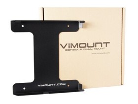 PlayStation 4 Slim +2pcs Controller TV Wall Mount PS4 Black Metal Holder-ViMount