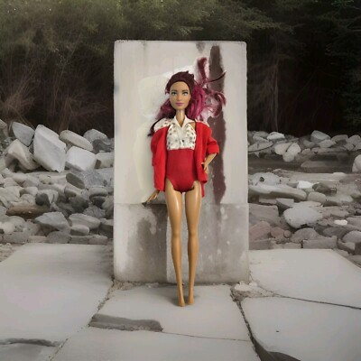 Barbie Fashionistas Doll #17 Redress Restyle Ooak VGUC C421G