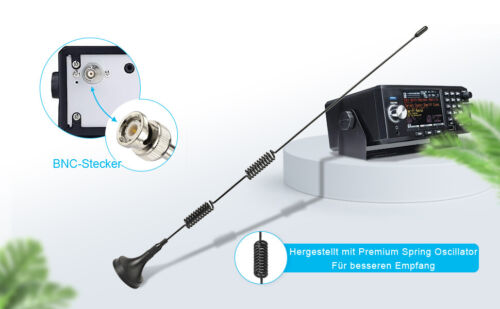 VHF UHF Polizei Scanner Antenne Amateurfunk Heim Mobilfunk Antenne BNC mit Shack - Bild 4 von 13