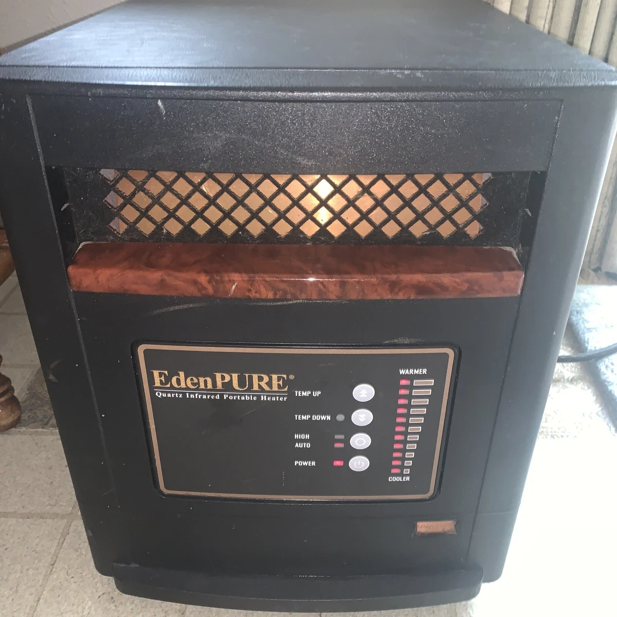 EdenPURE USA1000 Quartz Infrared Portable Heater TESTED/WORKS No Remote |  eBay