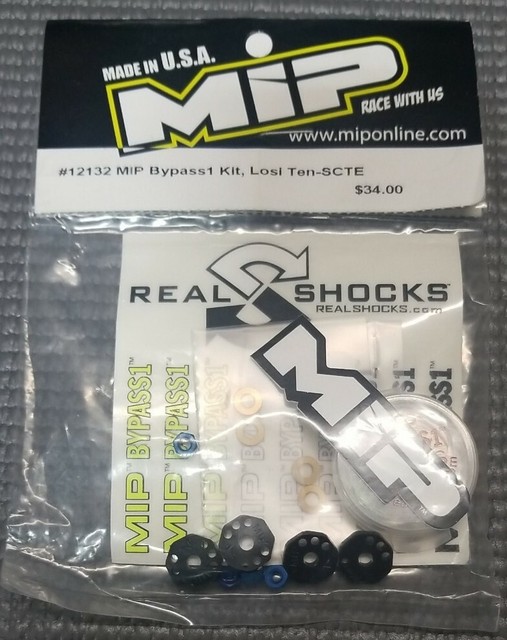 MIP 12132 Bypass 1 Kit Losi Ten SCTE TLR Shock Piston Kit for sale