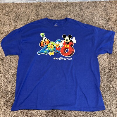 Walt DISNEY World 2008 Mickey Mouse Donald Duck Goofy & Pluto T