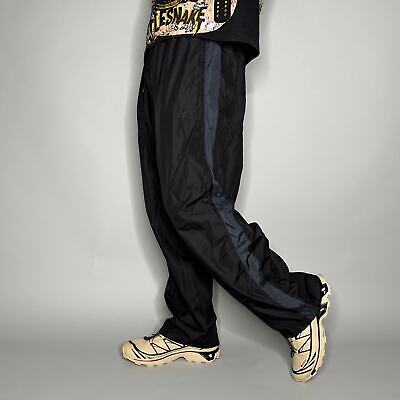 Vintage Starter Track Pants Mens L Black Polyester Vintage Starter Track Pants Mens L Black Polyester