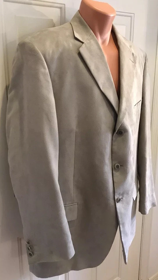 LUCA ROSSI, Italia, Hombre, 46R, Gamuza Sintética, Chaqueta/Abrigo/Abrigo en Beige. Foto 3 de 4