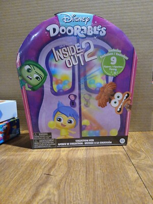Disney Doorables Inside Out 2 Collection Peek - 9 Collectible Figurines Set! New