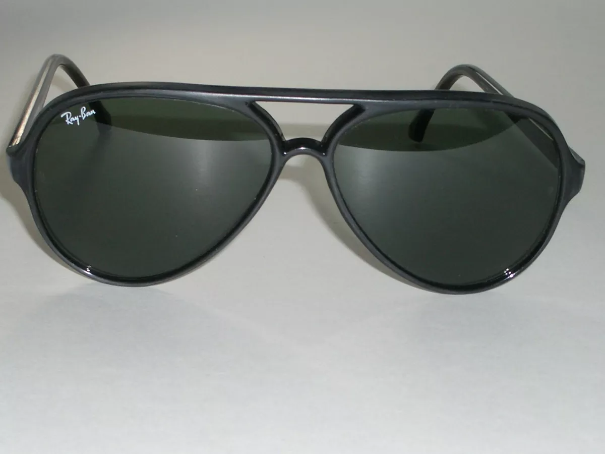 VINTAGE B L RAY BAN FRANCE W0325 BLACK G15 UV CATS 5000 SKI