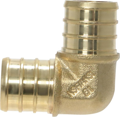10 PIECES  3/4'' PEX ELBOW - BRASS CRIMP FITTINGS, LEAD-FREE BRASS, FULL