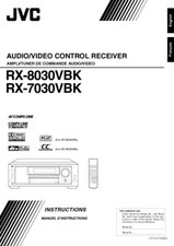 JVC RX-7030VBK RX-7030VBK Receiver Owners Instruction Manual Reprint