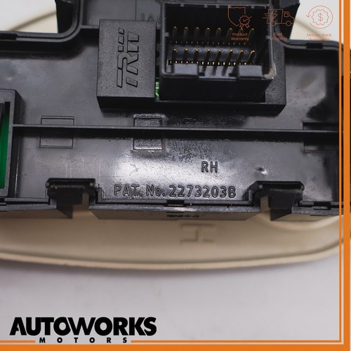98-03 Jaguar XJ8 XJR VDP X308 Front Right Passenger Seat Control Switch AGD OEM - Picture 6 of 10