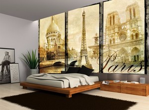 Details About Vintage Picture Old City Town Paris Wall Mural Photo Wallpaper Giant Wall Decor