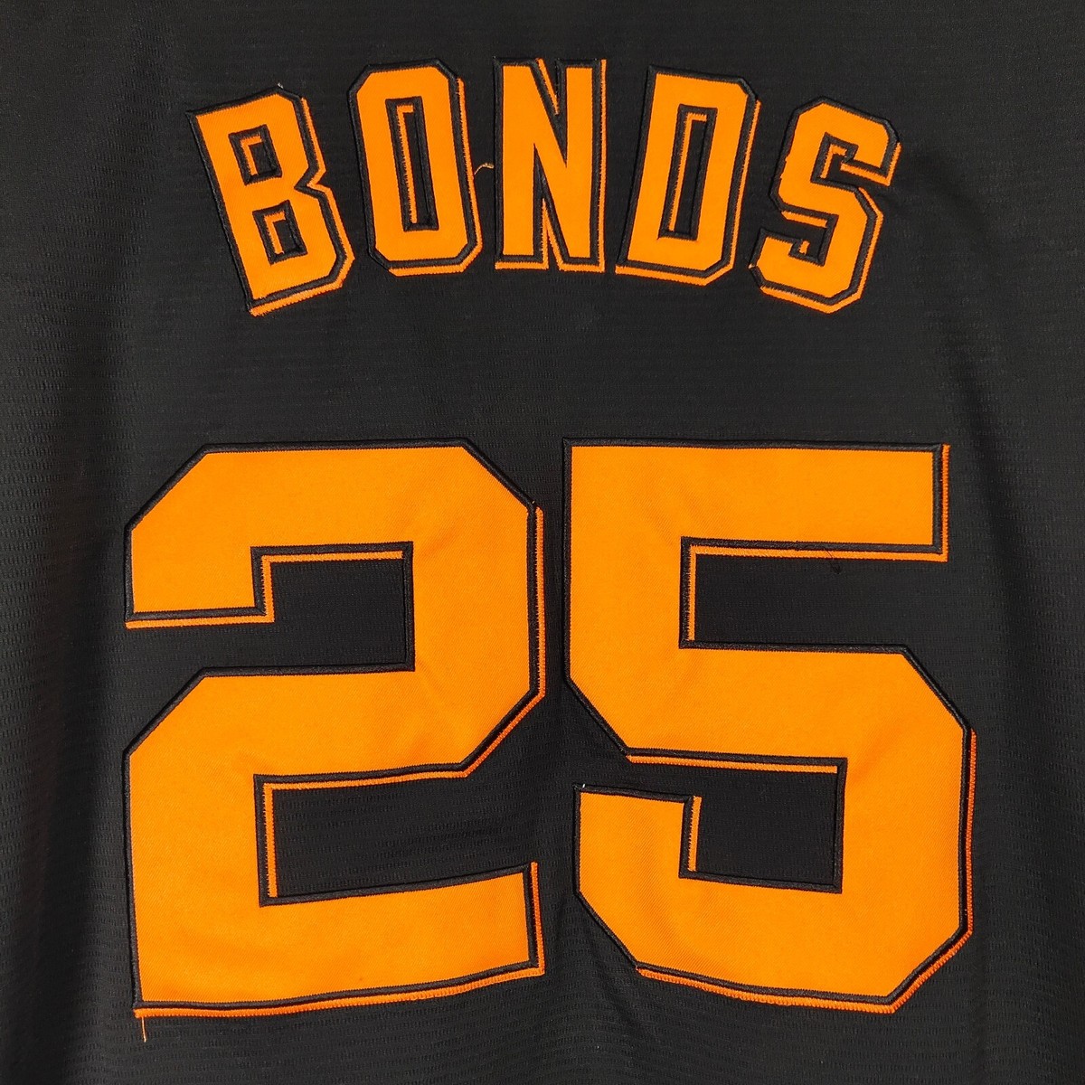 Barry Bonds #25 Baseball Black Jersey, Embroidered | eBay