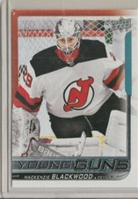 2018 19 Upper Deck Young Guns Rookie #210 Mackenzie Blackwood New Jersey Devils