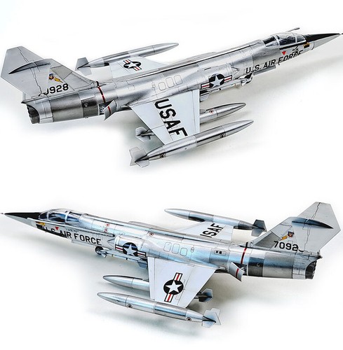 Academy 1/72 USAF F-104C "Vietnam War" Aircraft Plastic Hobby model kit #12576 - Picture 7 of 7