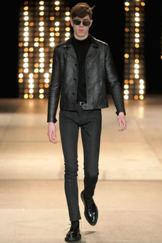 Saint Laurent Paris FW14 Leather Trapper Jacket - Sz46 - Picture 10 of 11