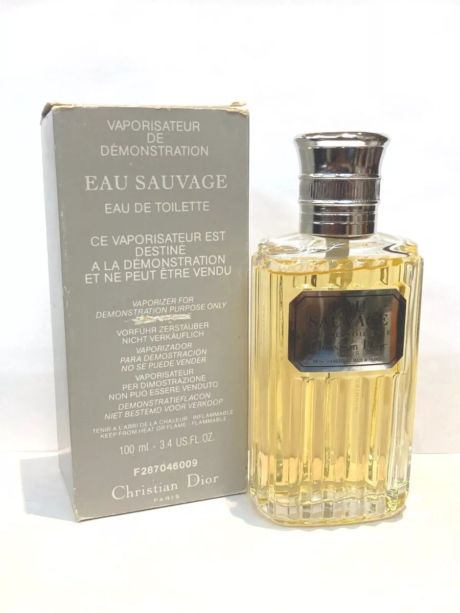 Eau Sauvage Edt 3.3oz/100ml By Christian Dior Paris Vintage