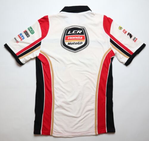 LCR HONDA MOTOGP TEAM VINTAGE RACING POLO SHIRT MAGLIA CLINTON RETRO TOP UOMO M - Foto 2 di 13