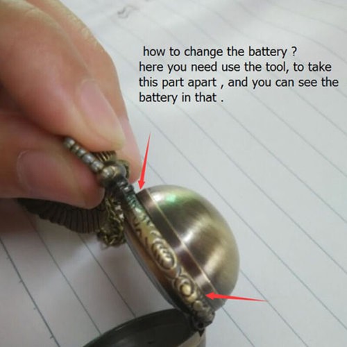 Harry Potter Golden Snitch Pendant Ball Pocket Watch Necklace Wings Cosplay Prop - Picture 7 of 7