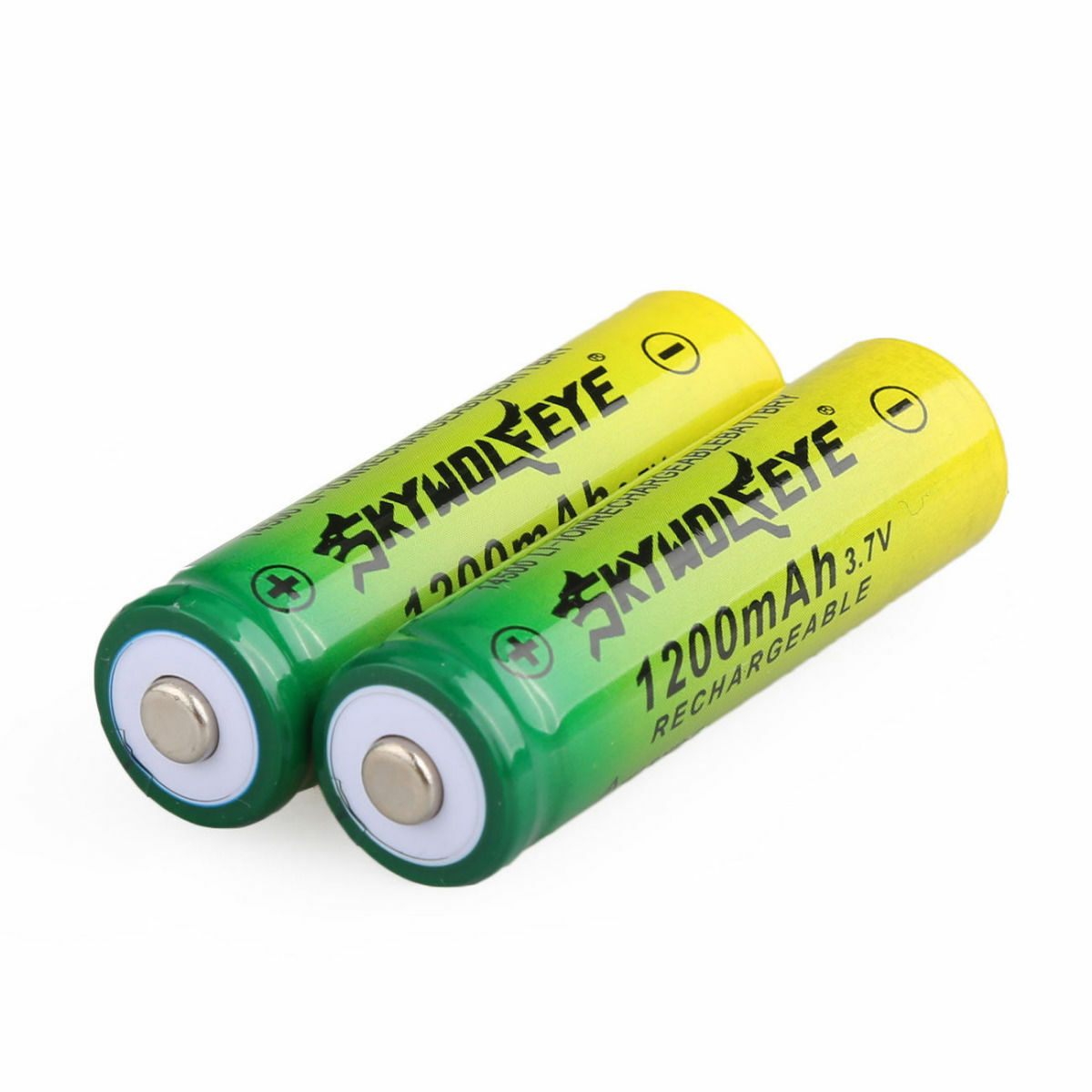 Skywolfeye 14500 Battery Li-ion 3.7V 1200mAh Rechargeable Cell Lot