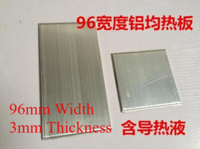 96mm Width 3mm Thickness Aluminum Vapor Chamber Flat For Power LED CPU Heat Pipe