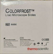 LOT of 360 Colorfrost 4444 Lilac Microscope Slides ~180  2.5 ^