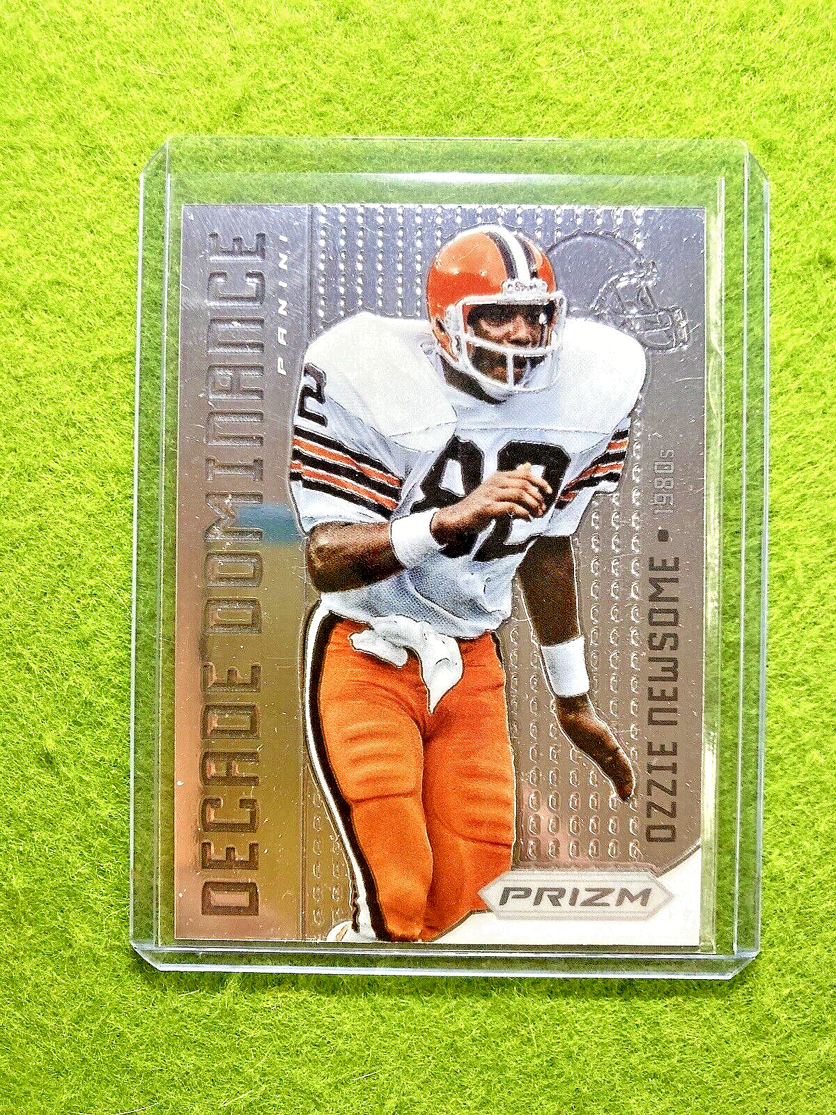 Ozzie Newsome 1st Prizm Card SILVER CHROME  2012 Panini Decade Dominance  BROWNS