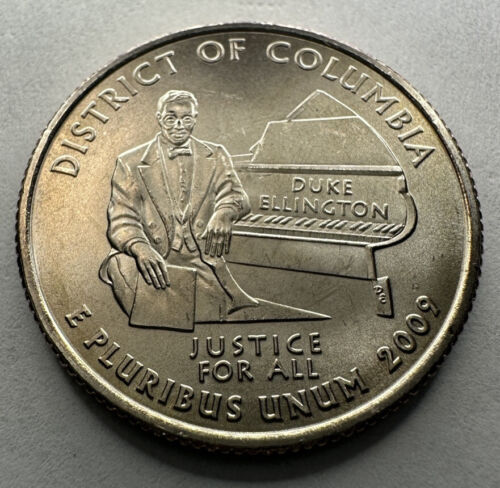 2009-P District of Columbia US Territories Washington Quarter Uncirculated Satin - Picture 4 of 4