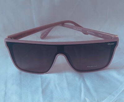QUAY Nightfall Sunglasses #62896 in Pink/Brown Polarized 