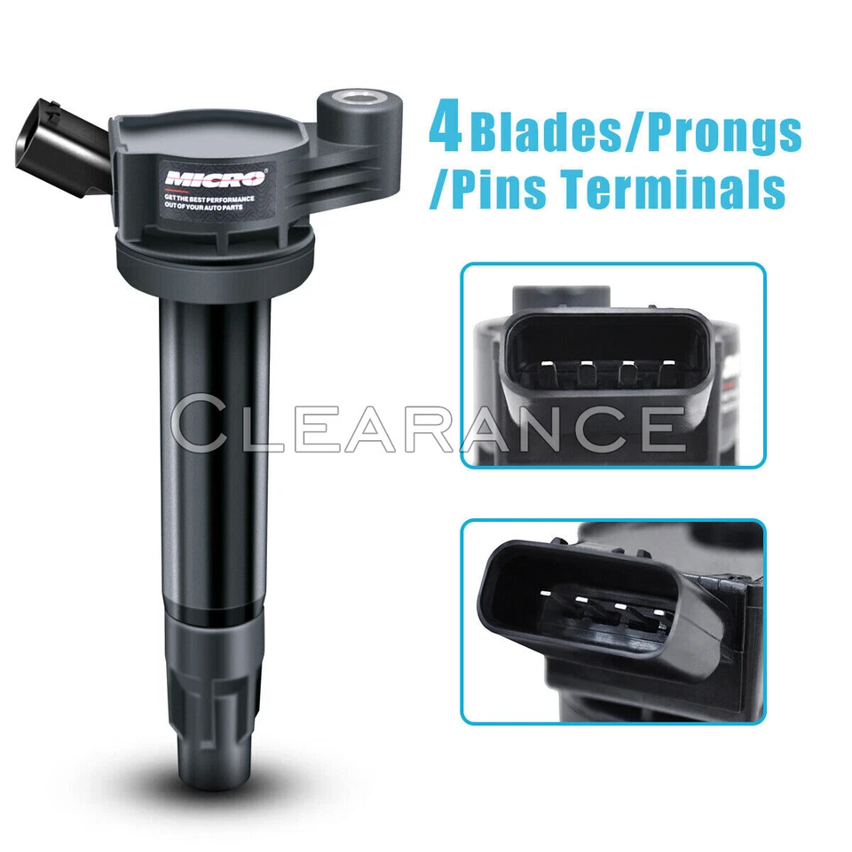 6pcs OEM Quality Ignition coil & spark plug for Toyota Camry Sienna Lexus ES330 Foto 4 de 4