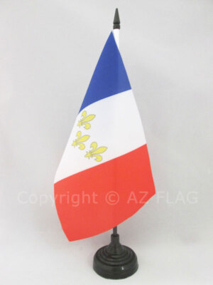 AZ FLAG - Drapeau De Table Nouvelle-France 21x14 Cm - Petit