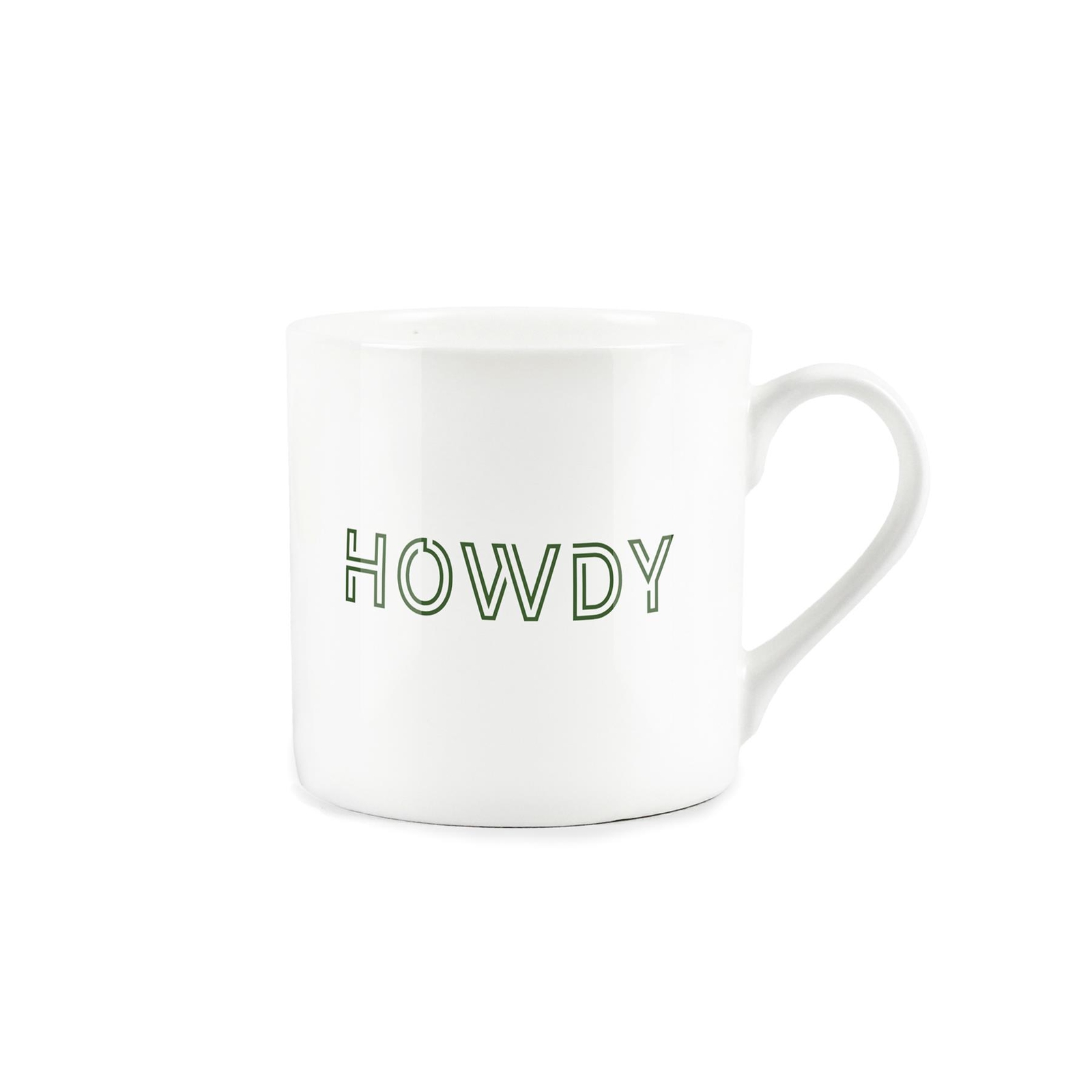 Howdy Mug - Country & Western Cowboy Novelty Bone China Cup Gift/Present