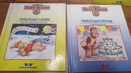 Konvolut 5 Vintage Teddy Ruxpin Bücher 1985 WOW Wunderwelten ohne Kassetten - Bild 4 von 5