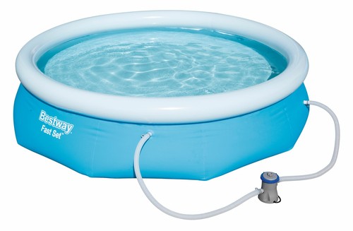 Bestway Fast-Set-Pool 57270 Gartenpool 305x76cm Pumpe Swimmingpool Schwimmbecken