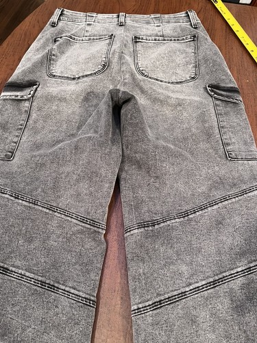 L’Agence Brooklyn Utiiity High Rise Jeans size 27  Black Light Denim - Picture 9 of 11