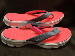 skechers go walk pizazz flip flops