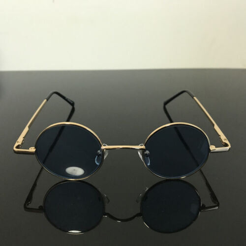 Vintage kleine runde 38mm Gold Lesebrille Retro Brille +100 +125 +150 +3 - Bild 7 von 14