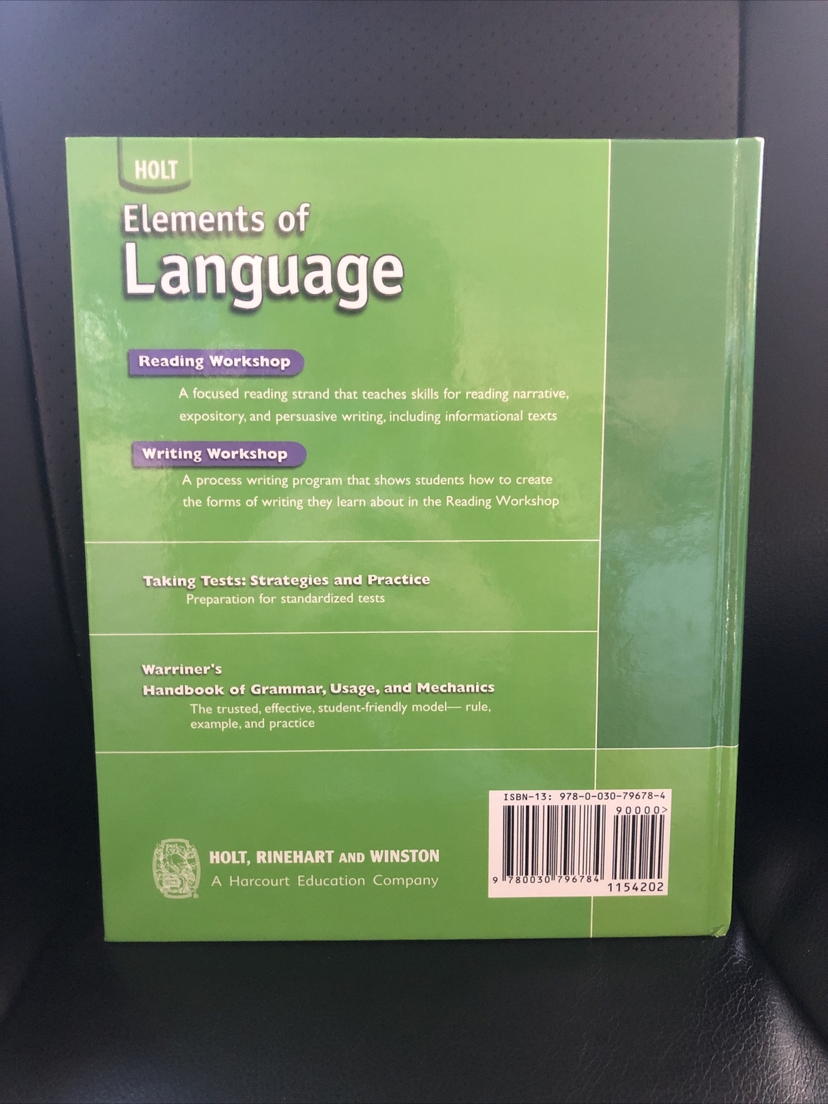 Elements of Language Ser. Holt Elements of Language Student Edition