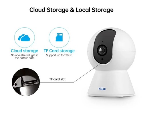 Smart Mini WiFi IP Kamera Indoor Wireless Home Security AI Human Detect Camera - Bild 16 von 23