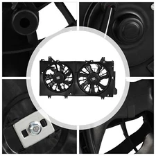 Cooling Fan Dual Radiator Cooling Fan for Mazda 3 2014 2015-2018 L4 2.5L L4 2.0L