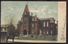 Postcard WILLIMANTIC Connecticut/CT  St Joseph's Hospital view 1907?