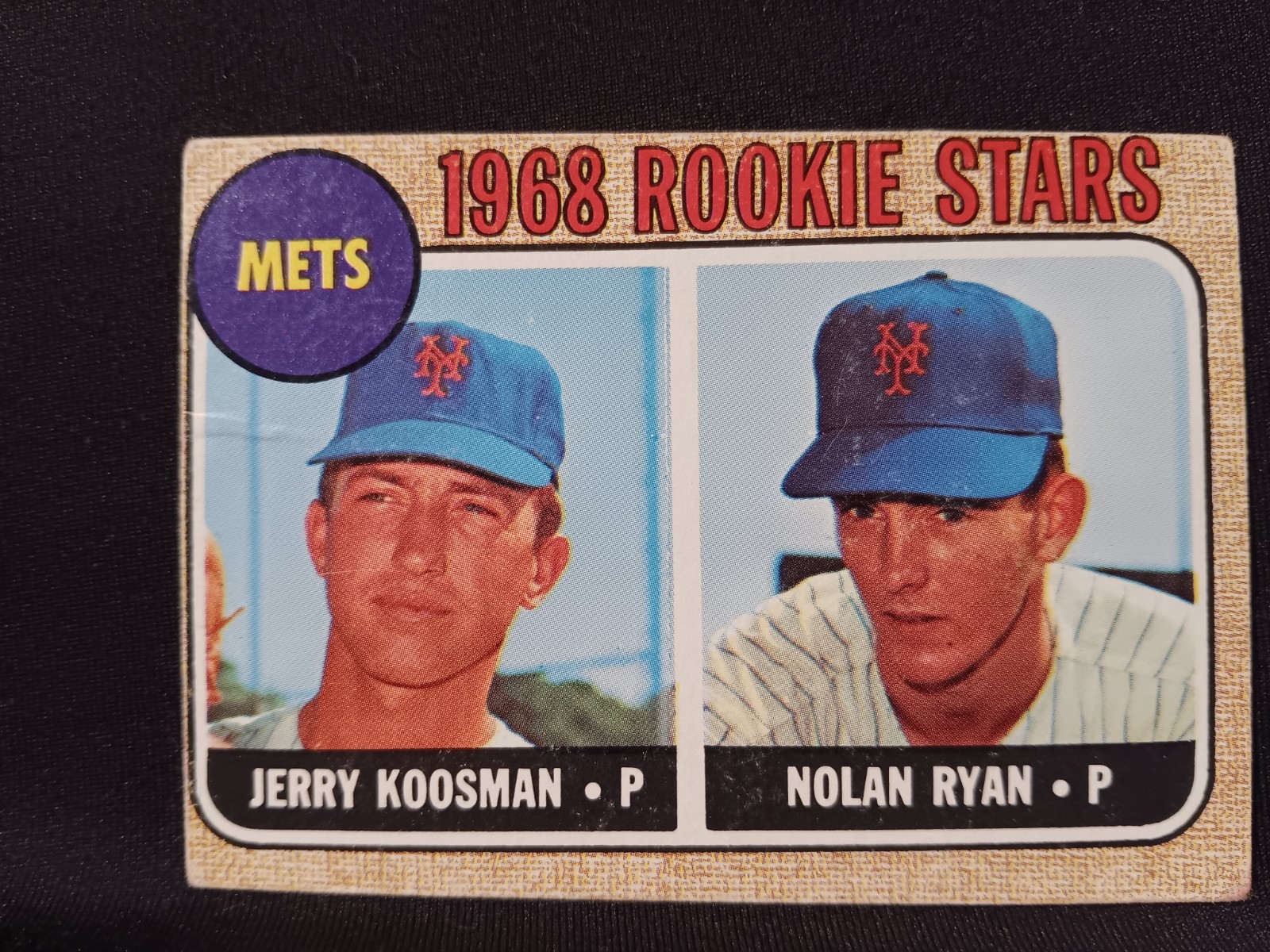 Pre-owned 1968 Topps - 1968 Rookie Stars Nolan Ryan, Jerry Koosman #177 (RC)