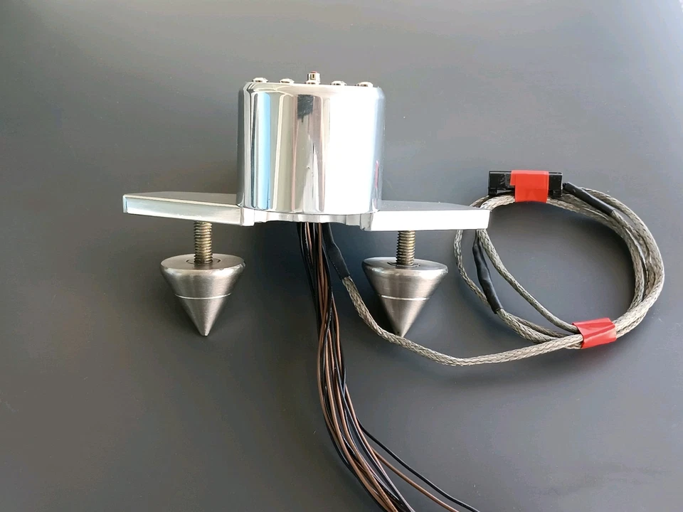 VZ 800 Marauder Minitacho Digital  im Custom Alu-Halter  für 48mm Instrumente  - Bild 2 von 4